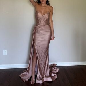 Rose Gold Jessica Angel Gown #2411